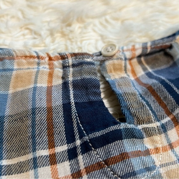 Free People x CP Shades Drop It Low Mini Dress in Blue Plaid - Size XS - Picture 6 of 6